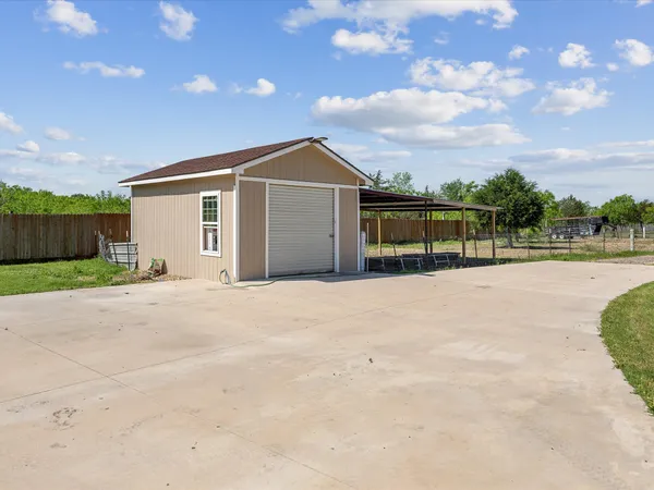 a view of a house with a outdoor space