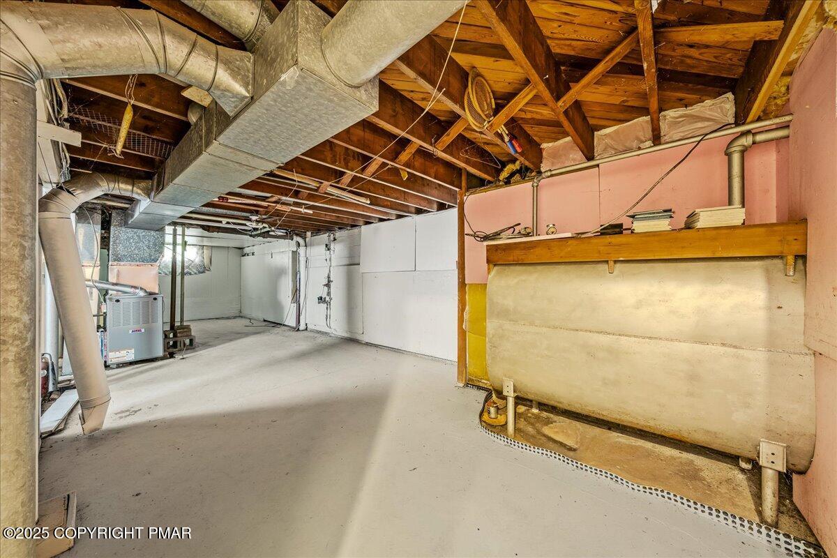119 Knob Road Mount Pocono, PA 18344 - Photo 28 of 34 a view of a room with wooden walls