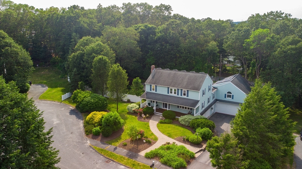 3 Bellantoni Drive Acton, MA 01720 - Photo 1 of 40 an aerial view of a house with pool garden and outdoor seating