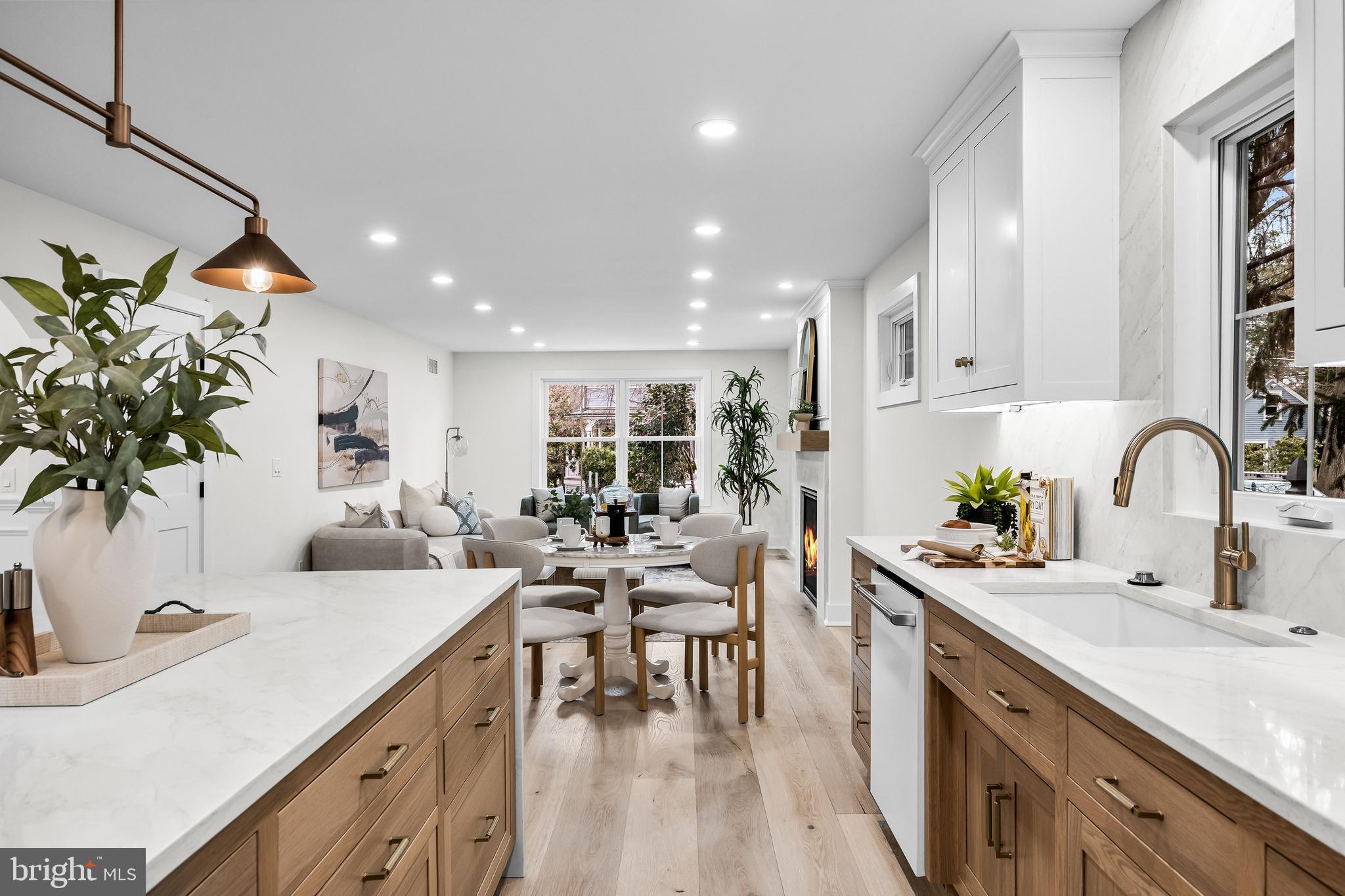 201 Centre Street Haddonfield, NJ 08033 - Photo 15 of 48 a kitchen with sink and cabinets