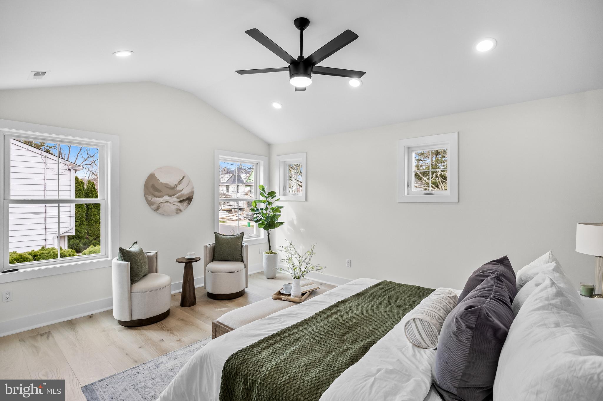 201 Centre Street Haddonfield, NJ 08033 - Photo 23 of 48 a bedroom with furniture and a large window