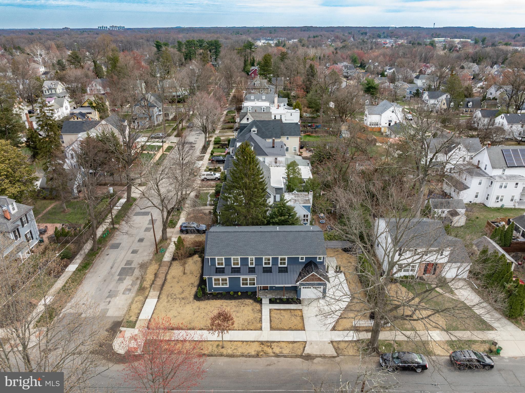 201 Centre Street Haddonfield, NJ 08033 - Photo 46 of 48 an aerial view of a house with a yard