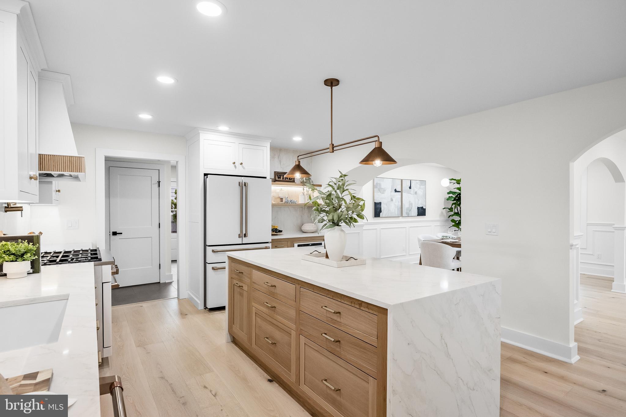 201 Centre Street Haddonfield, NJ 08033 - Photo 10 of 48 a spacious bathroom with a sink double vanity granite and a shower