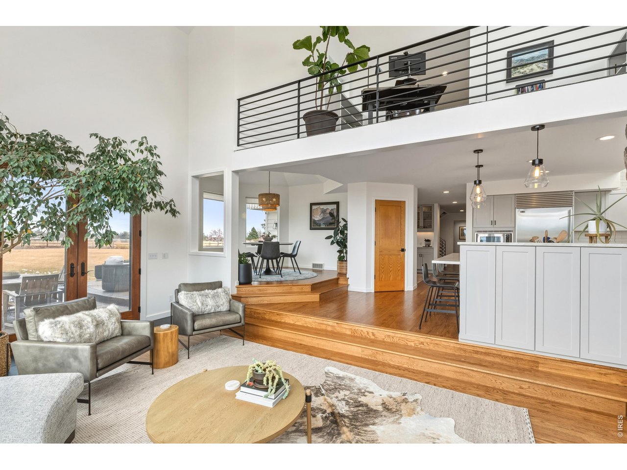 9421 Gunbarrel Ridge Road Boulder, CO 80301 - Photo 19 of 50 Living open to kitchen
