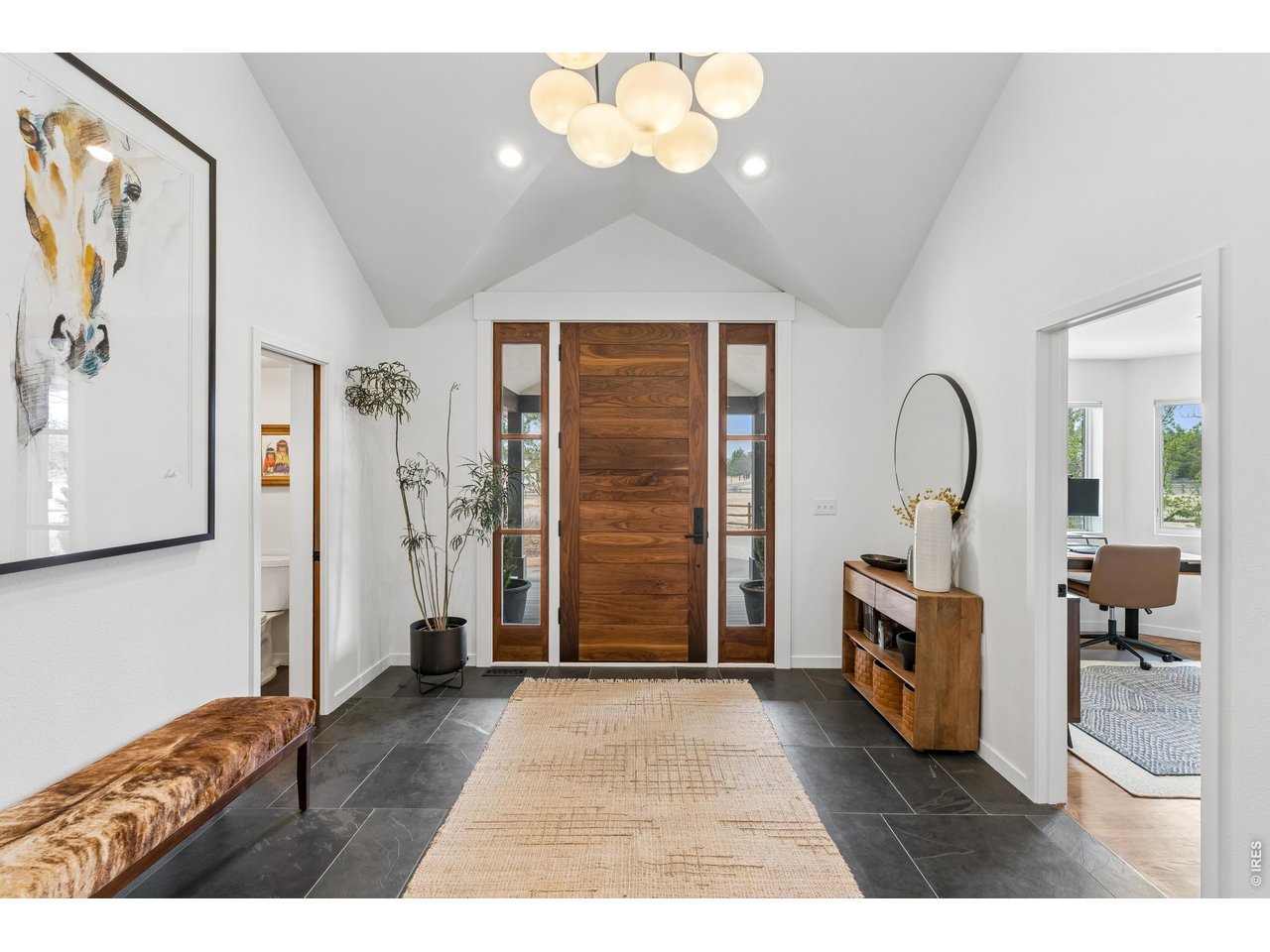 9421 Gunbarrel Ridge Road Boulder, CO 80301 - Photo 2 of 50 Gorgeous custom front door and foyer