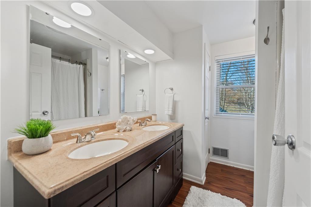 271 Shafer Road Coraopolis, PA 15108 - Photo 27 of 50 The second bath with new recessed lighting and an updated dual vanity