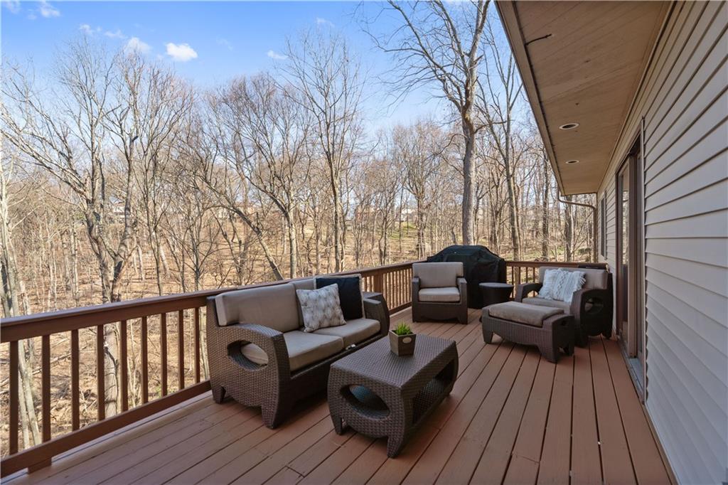 271 Shafer Road Coraopolis, PA 15108 - Photo 37 of 50 Retreat to the expansive deck, where you can unwind and soak in breathtaking , serene, wooded views.