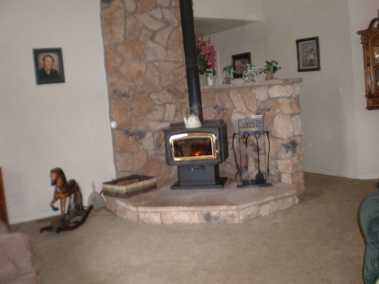 15961 Kaweah Road Oak Run, CA 96069 - Photo 3 of 16 wood stove