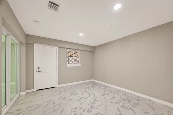 a view of empty room