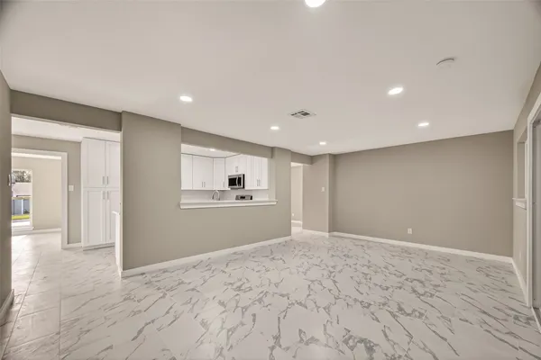 a view of empty room