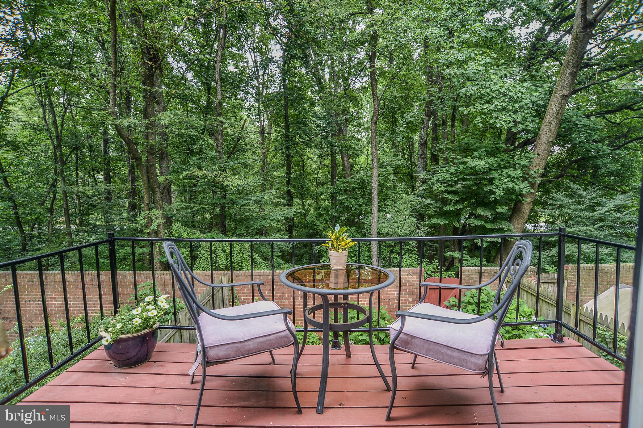 1843 Wainwright Drive Reston, VA 20190 - Photo 17 of 30 Balcony off Dining Area