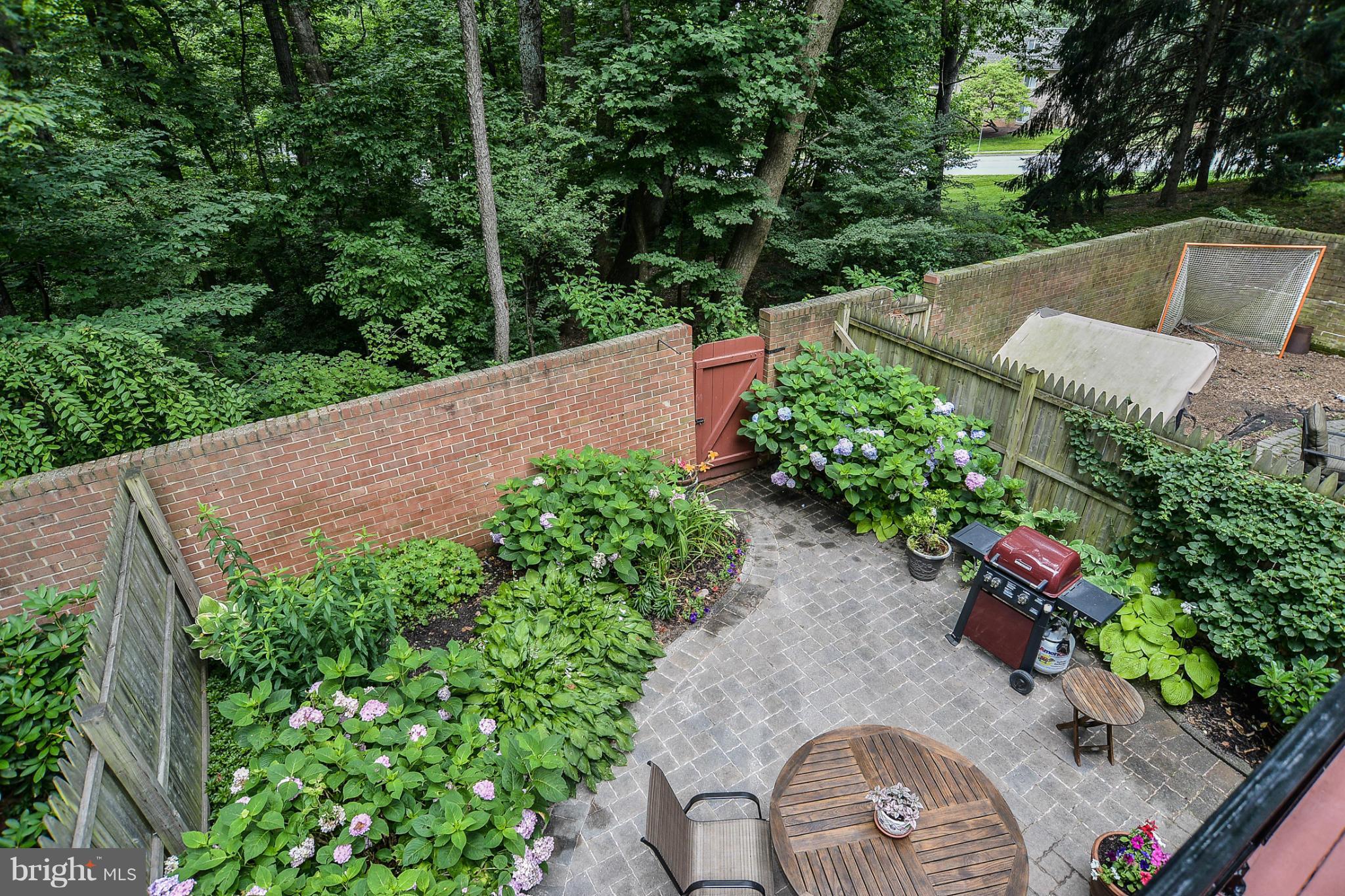 1843 Wainwright Drive Reston, VA 20190 - Photo 18 of 30 Looking Down on Patio from the Balcony