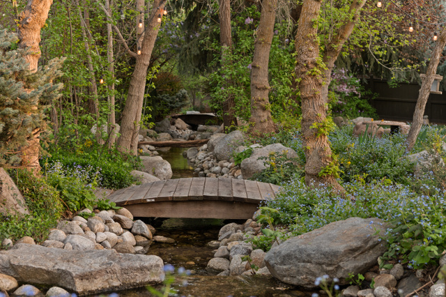 10280 Dimple Dell Road Sandy, UT 84092 - Photo 21 of 58 View of private river and bridge located inside fenced backyard