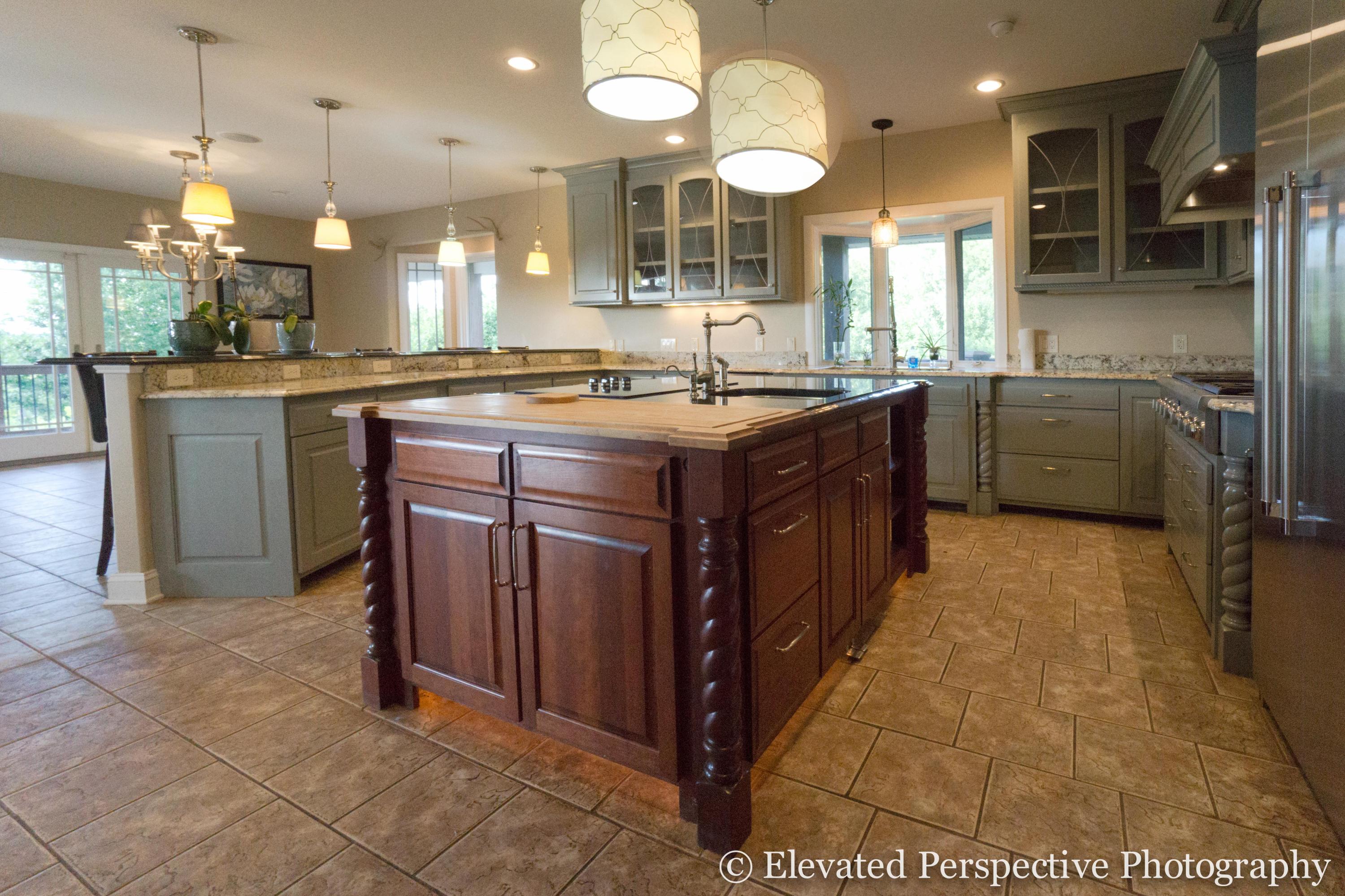 930 Northridge Road Hardy, VA 24101 - Photo 9 of 36 a large kitchen with lots of counter space and a sink