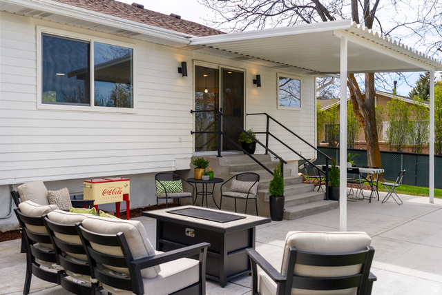 368 Spring Creek Road Providence, UT 84332 - Photo 34 of 45 View of patio / terrace with outdoor dining area