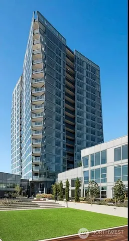 a front view of a building