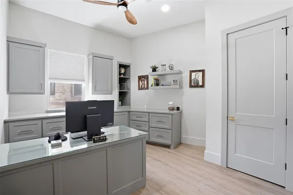 a room with a sink and a window