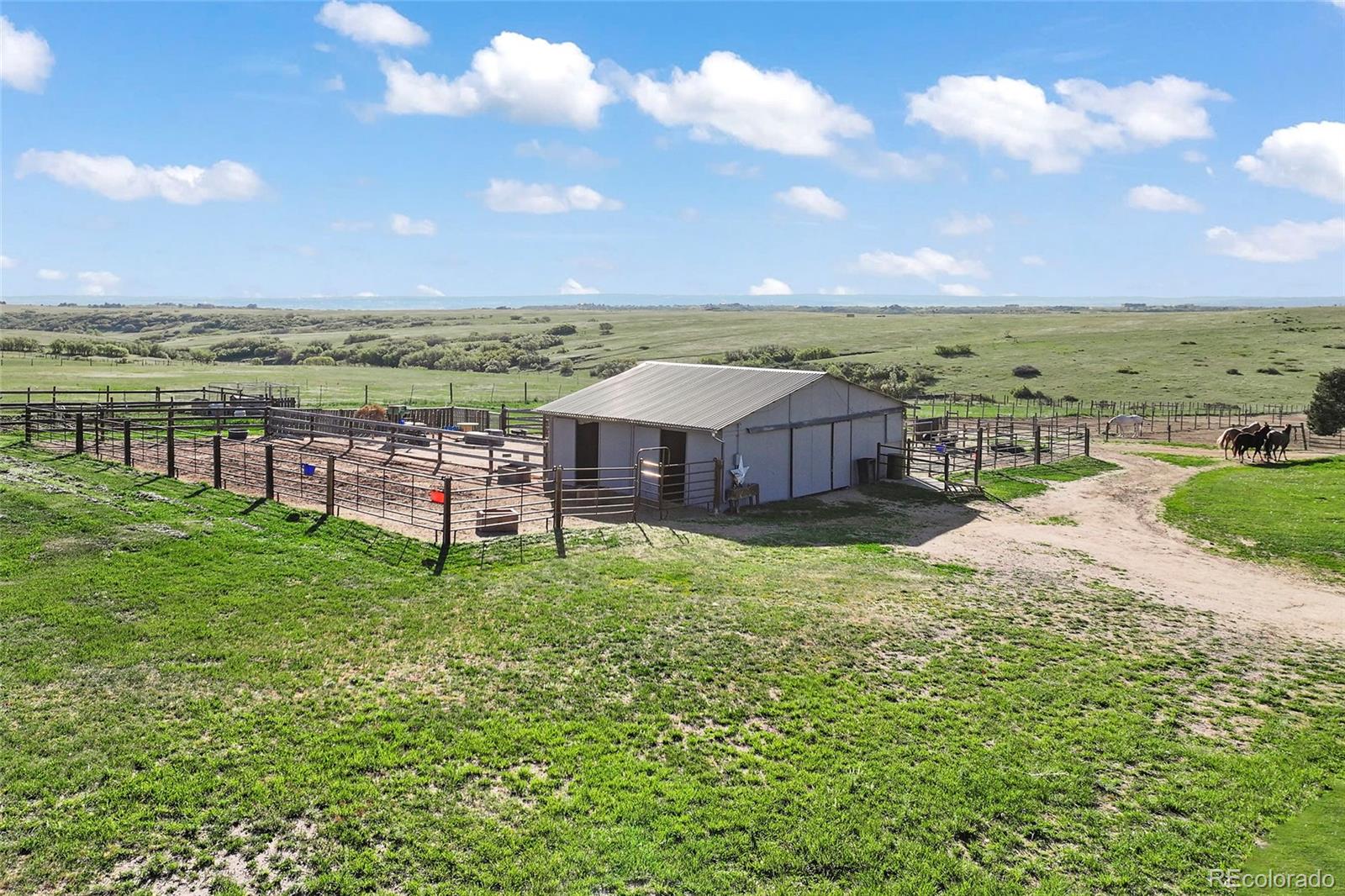 1705 Outter Marker Road Castle Rock, CO 80108 - Photo 28 of 40 a view of a house with a big yard