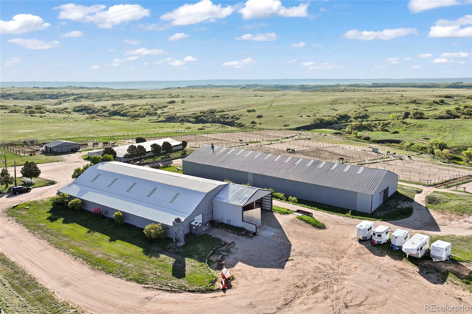 1705 Outter Marker Road Castle Rock, CO 80108 - Photo 29 of 40 an aerial view of a house with a ocean view