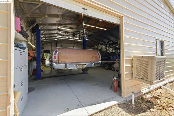 a view of garage