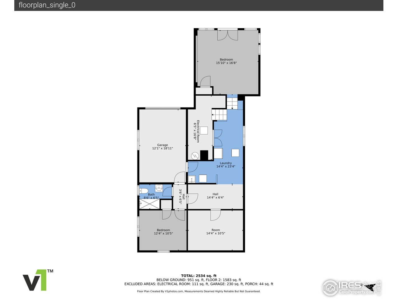626 14th Street Boulder, CO 80302 - Photo 31 of 32 a picture of floor plan