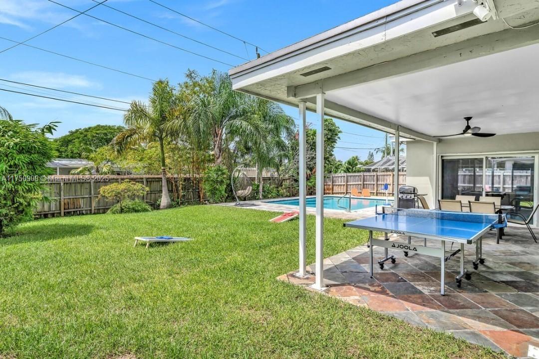 4316 Garfield Street Hollywood, FL 33021 - Photo 20 of 36 a view of a house with a backyard