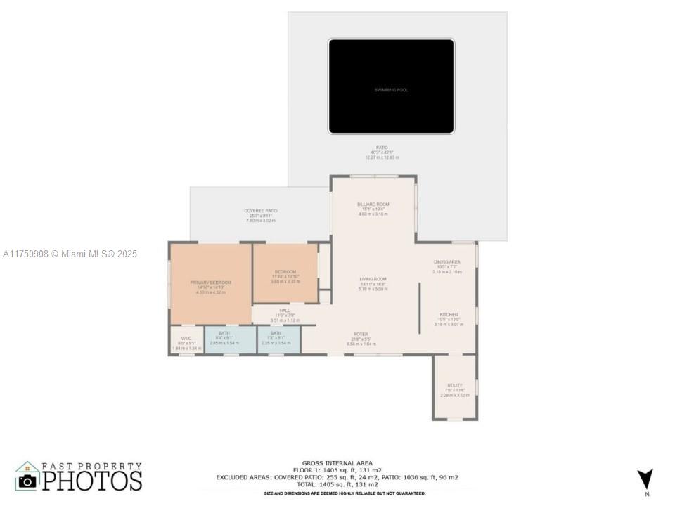 4316 Garfield Street Hollywood, FL 33021 - Photo 36 of 36 a picture of a floor plan