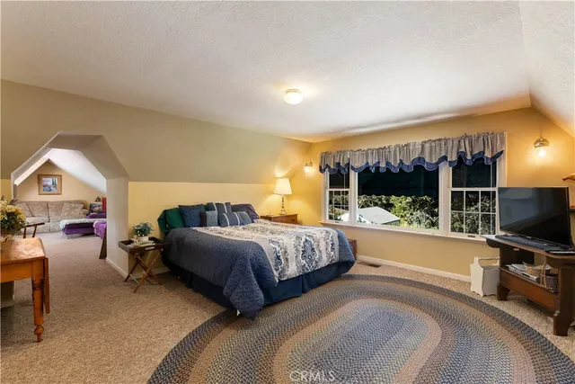 an outdoor space with seating space