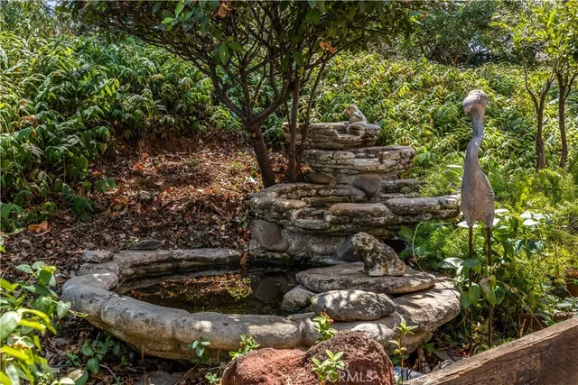 an aerial view of lake and residential houses