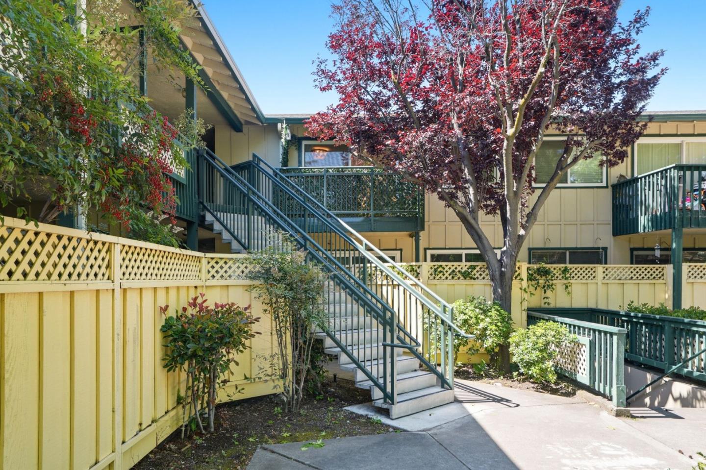 2025 California Street, Unit 40 Mountain View, CA 94040 - Photo 1 of 31 a view of a house with a tree in front