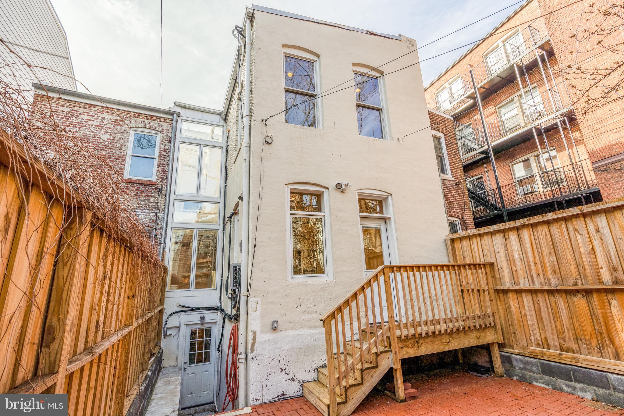 1827 S Street Northwest Washington, DC 20009 - Photo 47 of 50 Rear exterior