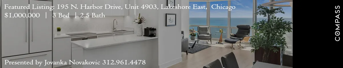Featured Luxury Condo Listing in Lakeshore East Chicago with Lake Views from Every Window