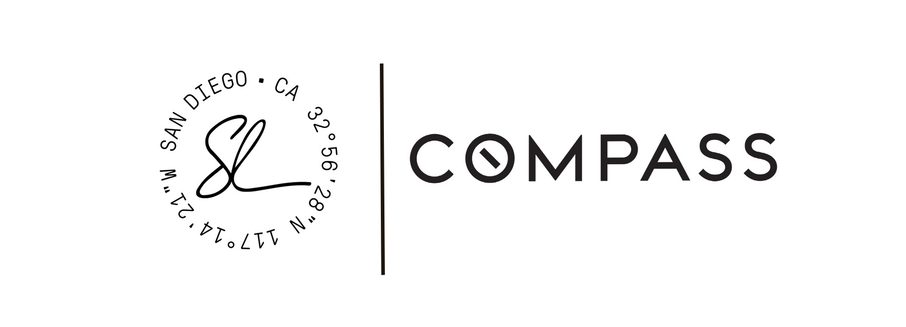 A text banner with the word COMPASS
