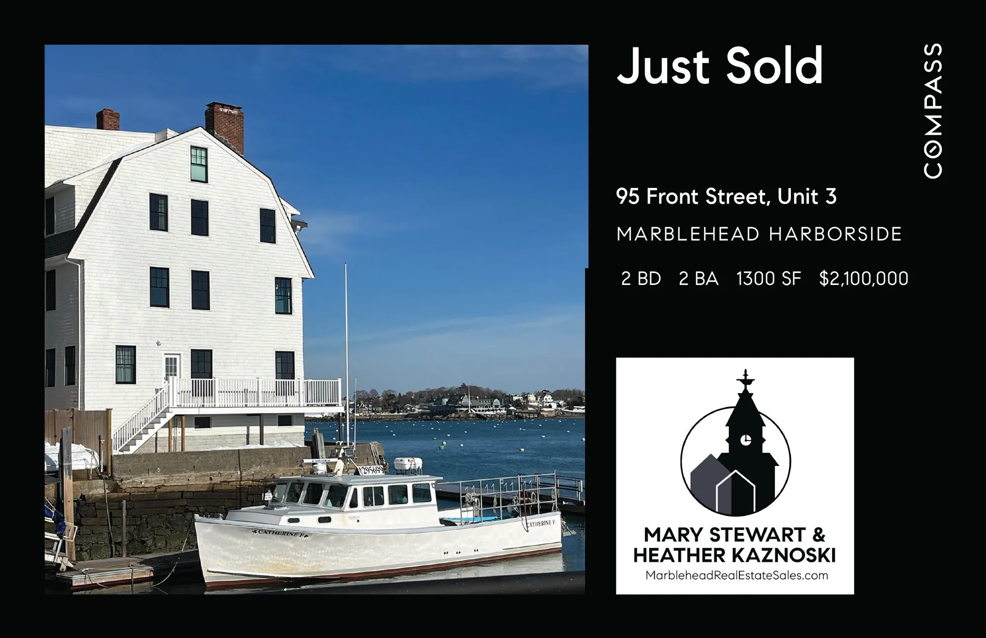 95 Front St U3 Marblehead Just Sold Postcard