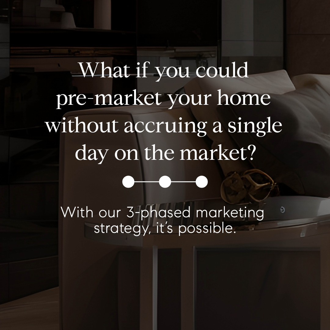 Pre Market Your Home Without Accruing a Single Day on Market!