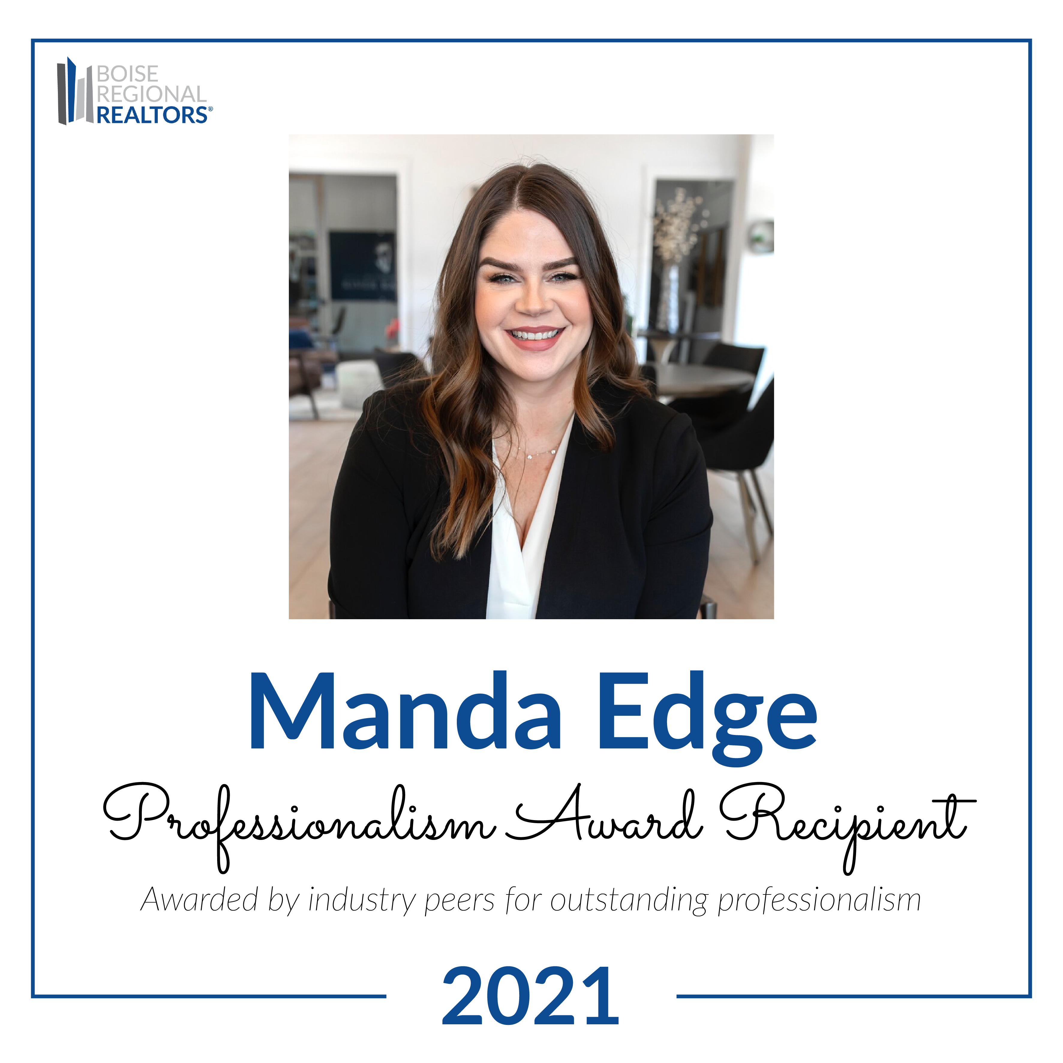 2021 Professionalism Award Recepient