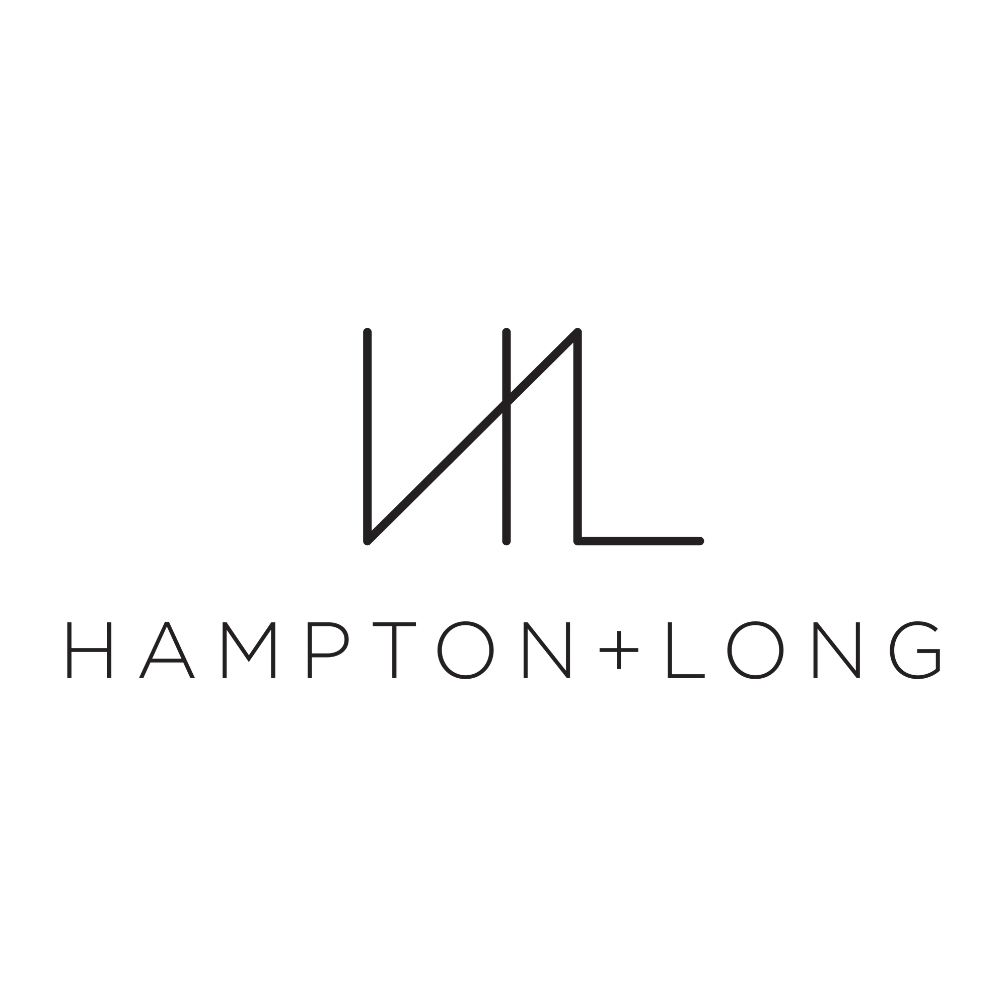 The logo of Hampton+Long