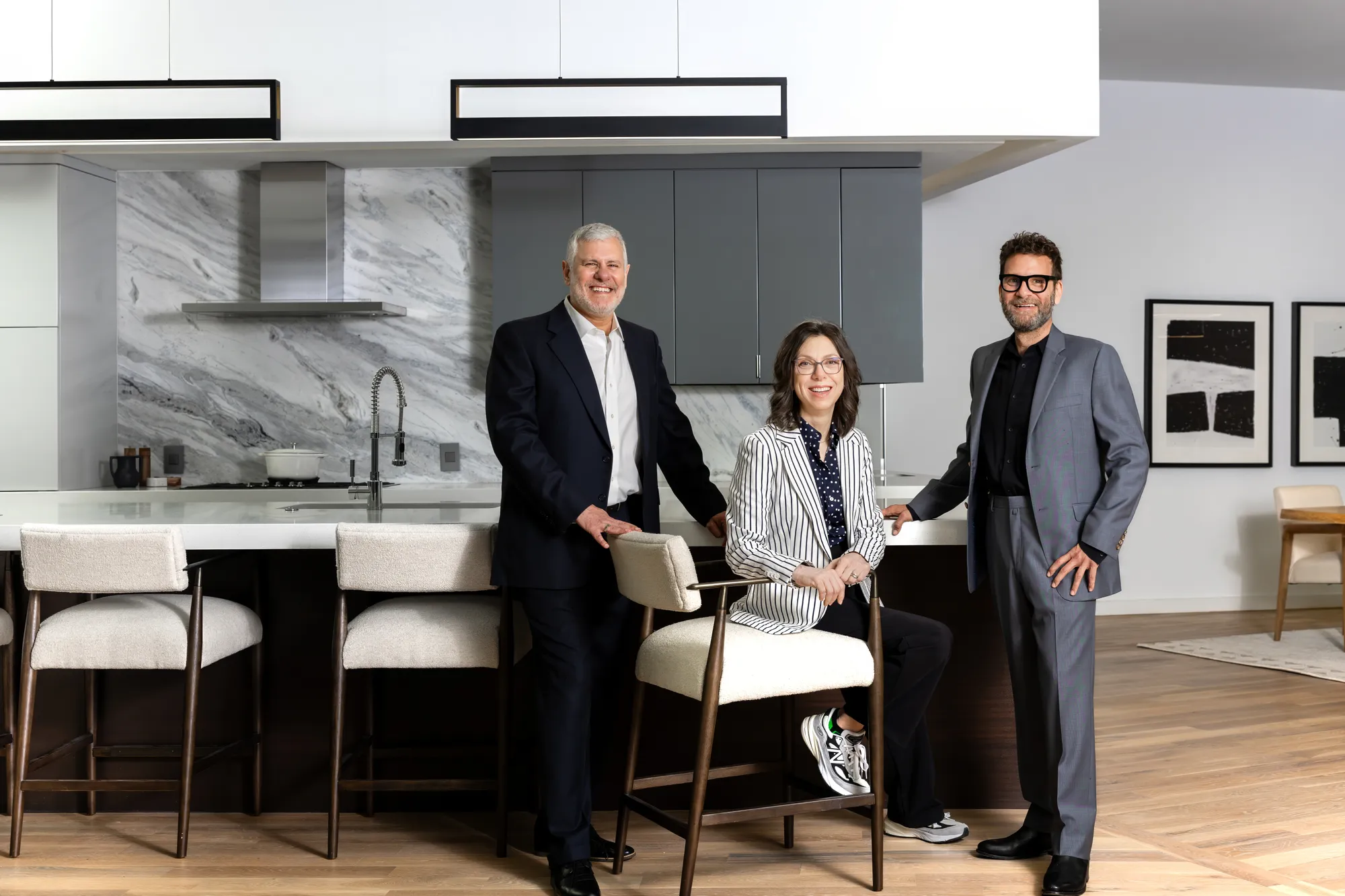 From left: Mitch Waldman; Jo Gipson; Scott Lerner