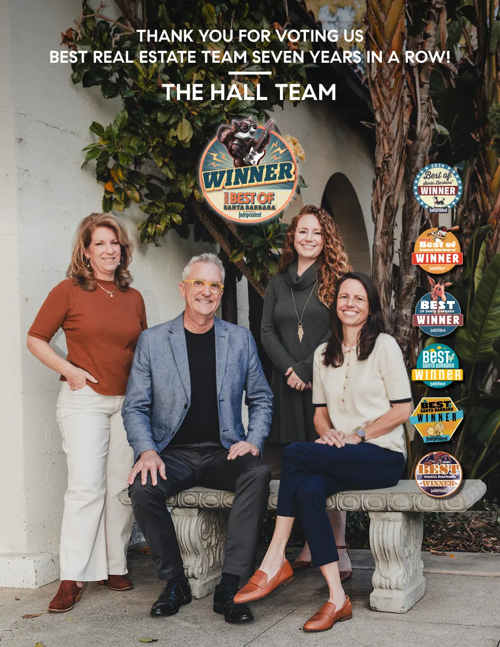 Voted as "Best Real Estate Team" again in 2025