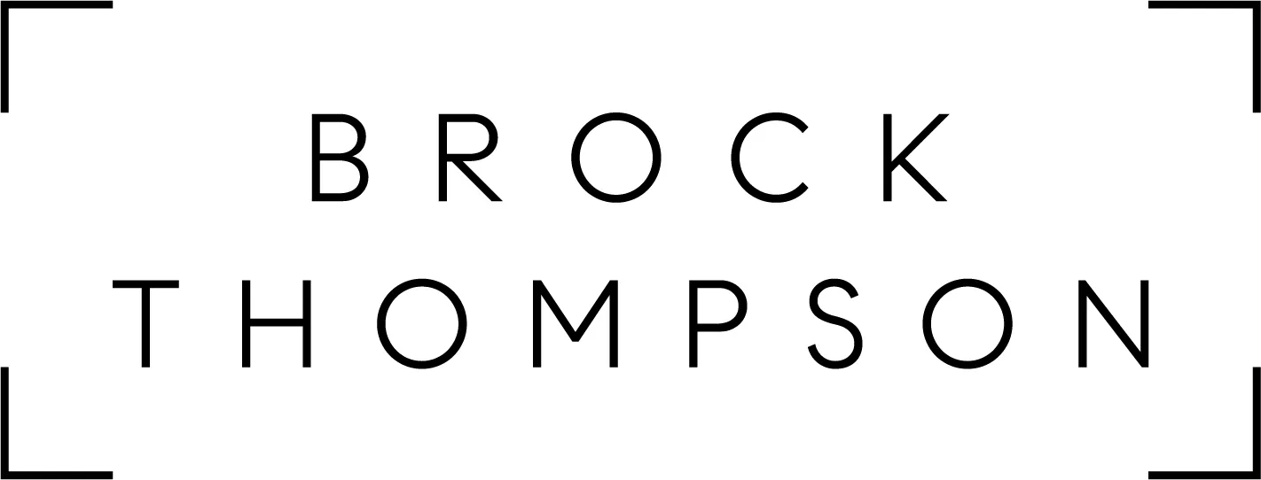 A text banner advertising BROCK