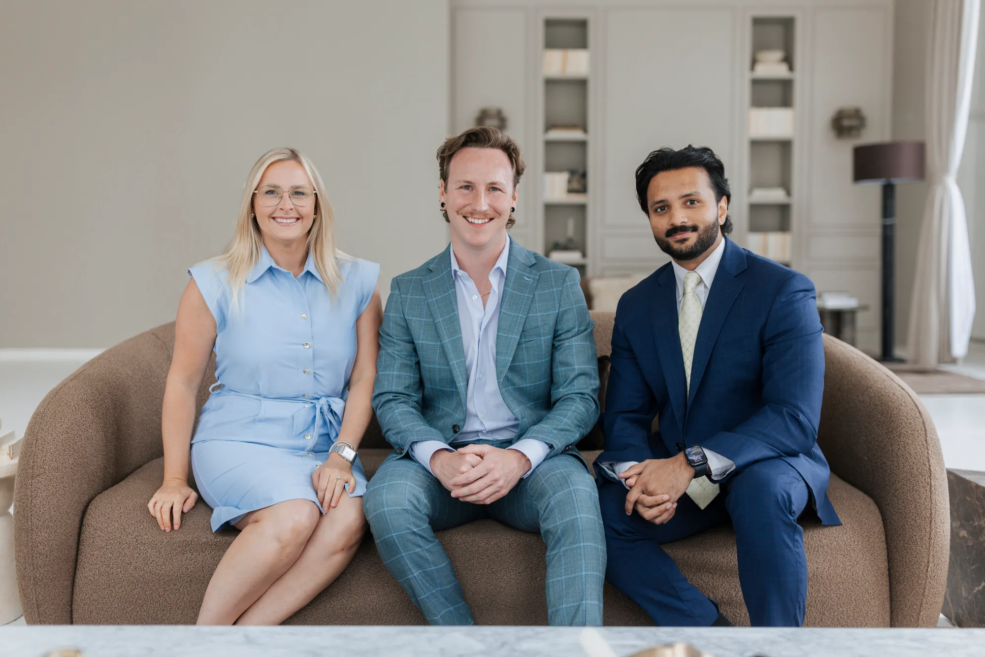 Team Photo, Pictured from left to right, Danielle, Jake & Lance