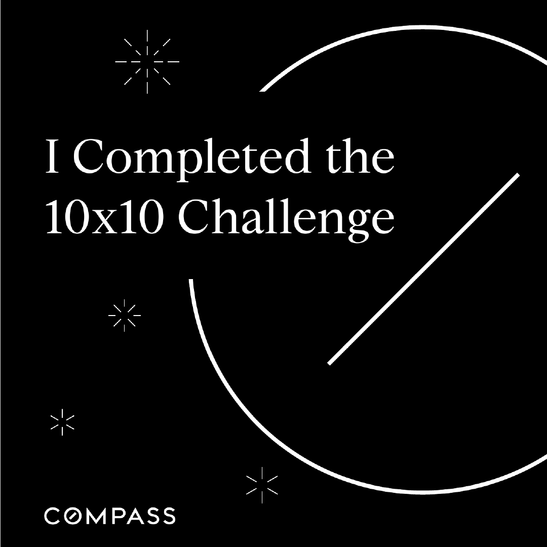 The logo for completing the 10x10 Challenge