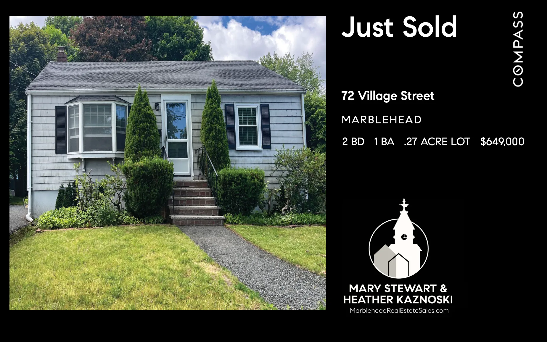 Just Sold 72 Village St 01945