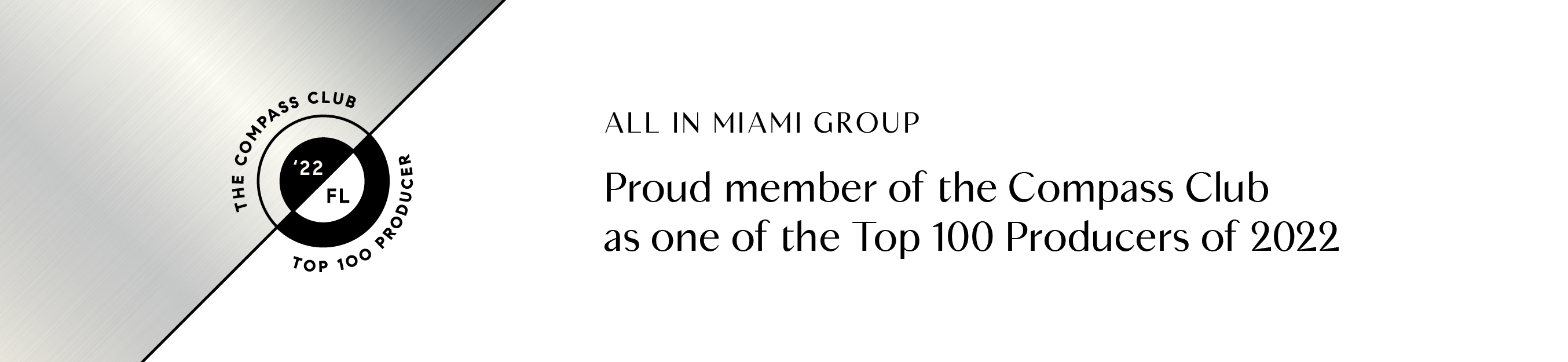 A text banner for the ALL IN MIAMI GROUP Club
