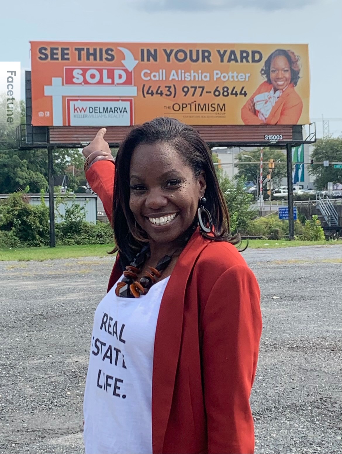 First African American in Real Estate to be Featured on a Billboard on the Eastern Shore - 2022