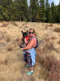 Hiking with Maverick