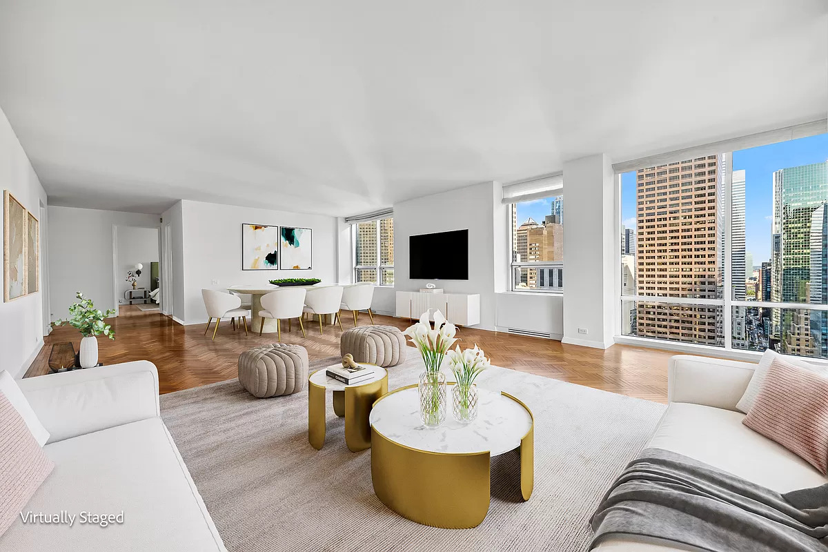 Iconic Luxury Living: Museum Tower Condominium Residence with Rockefeller Center Views! 15 W - 53rd - 31B