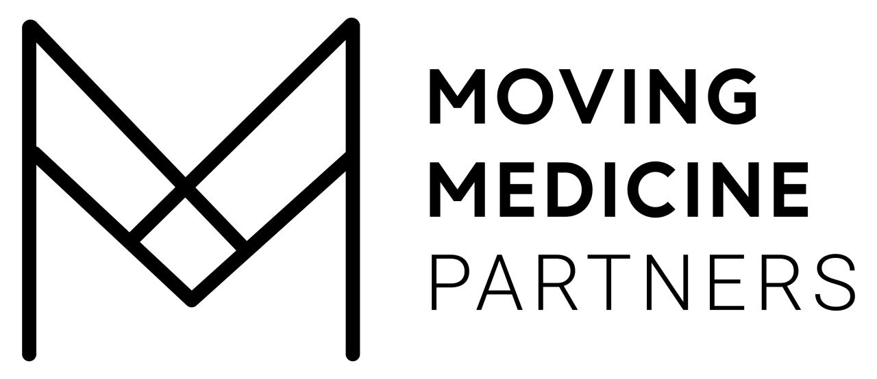 A text banner for Moving Medicine Partners