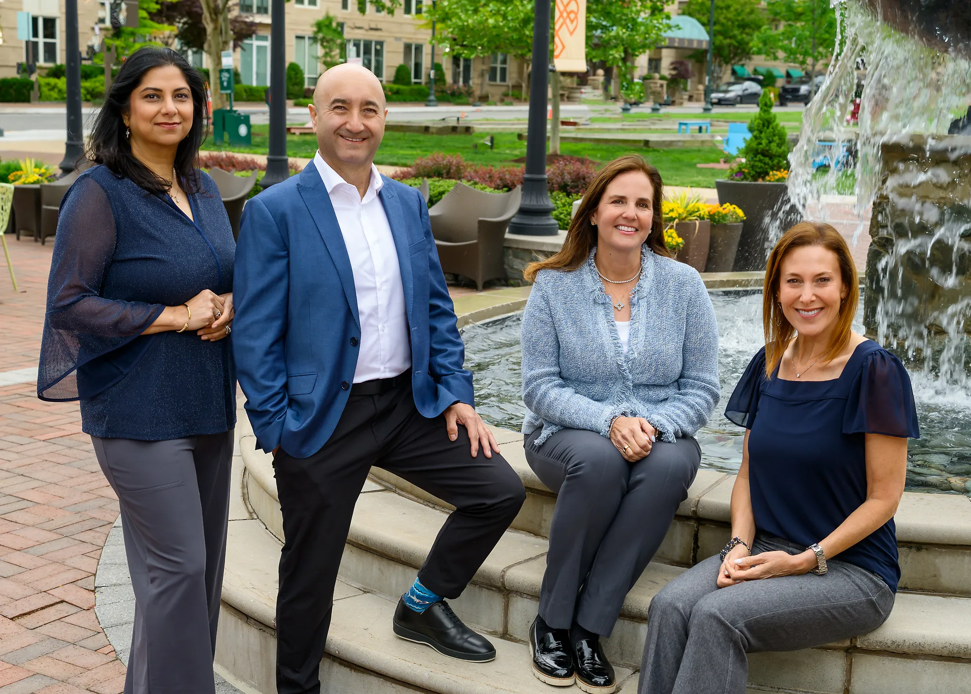 Wendy Lord & Associates Team photo. From left to right: Mansi, Juan, Wendy, and Heather