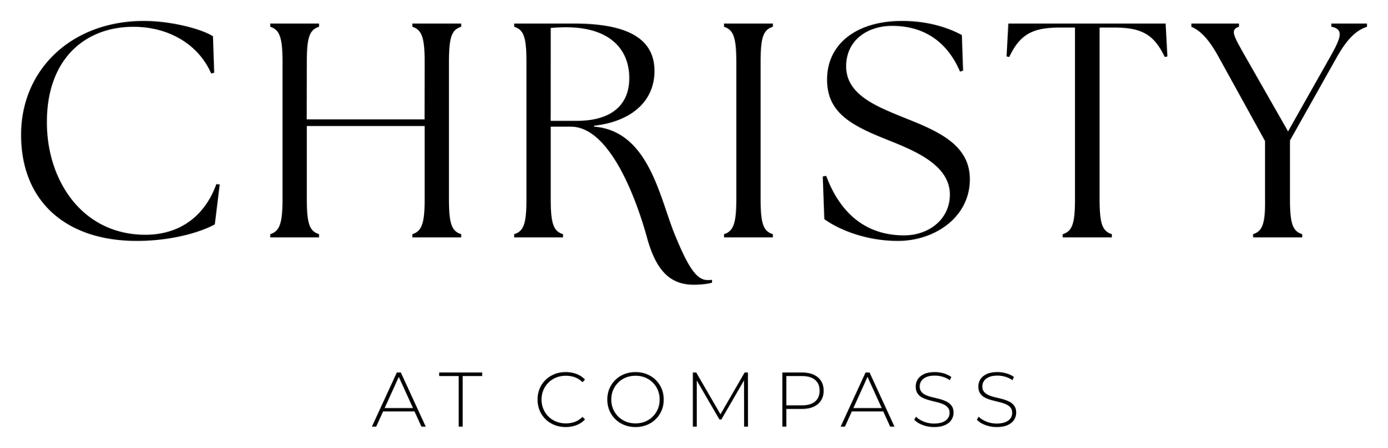 A text banner describing Christy at Compass.